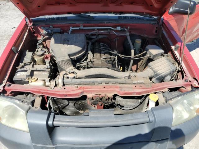1N6DD26SX2C328843 - 2002 NISSAN FRONTIER KING CAB XE RED photo 11