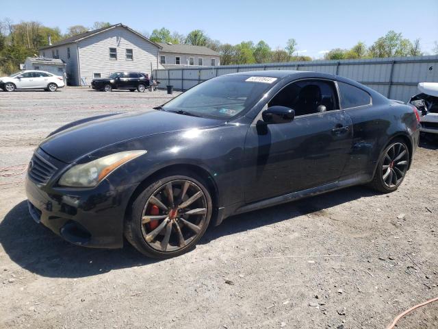 JNKCV64E28M100787 - 2008 INFINITI G37 BASE BLACK photo 1