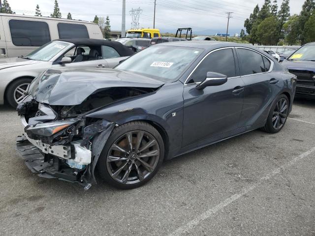 JTHGZ1B29N5049957 - 2022 LEXUS IS 350 F-SPORT GRAY photo 1