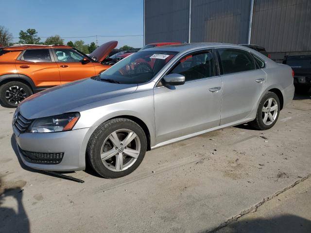 1VWBP7A30DC015623 - 2013 VOLKSWAGEN PASSAT SE SILVER photo 1