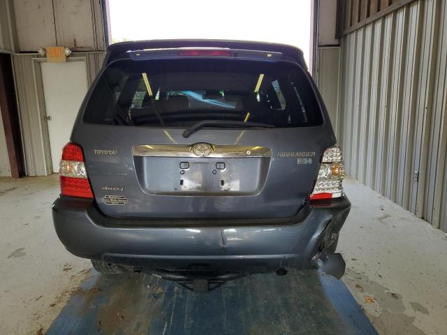 JTEEW21A370042627 - 2007 TOYOTA HIGHLANDER HYBRID BLUE photo 6