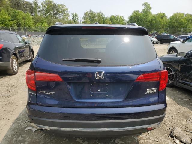 5FNYF6H94HB102969 - 2017 HONDA PILOT TOURING BLUE photo 6