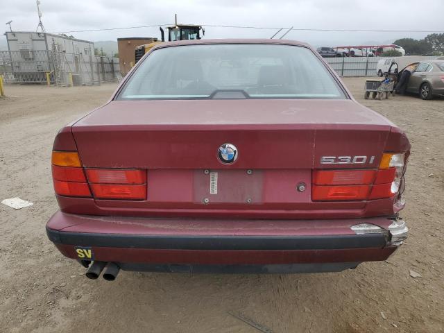 WBAHE1326RGE54460 - 1994 BMW 530 I BURGUNDY photo 6