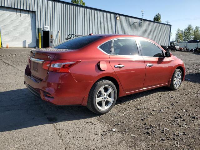 3N1AB7AP1HY221873 - 2017 NISSAN SENTRA S RED photo 3