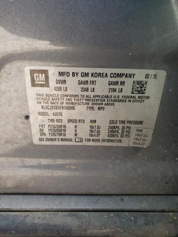 KL4CJBSBXFB145980 - 2015 BUICK ENCORE CONVENIENCE 灰色 照片 13