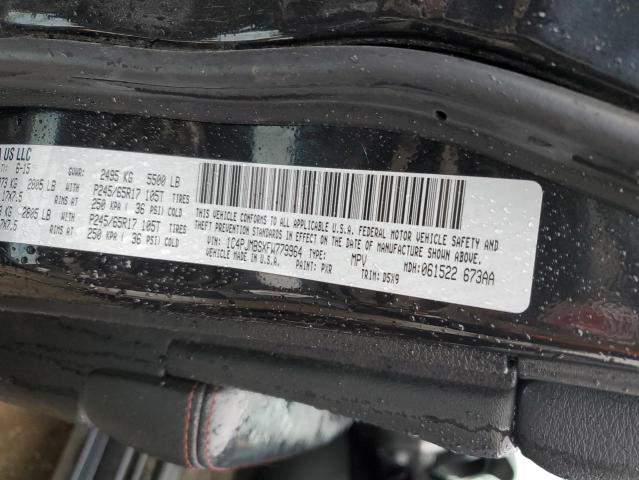 1C4PJMBSXFW779964 - 2015 JEEP CHEROKEE TRAILHAWK 黑色 照片 13