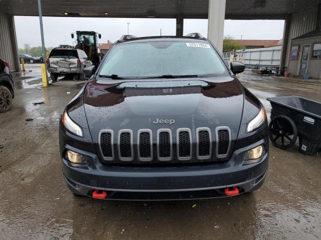 1C4PJMBSXFW779964 - 2015 JEEP CHEROKEE TRAILHAWK BLACK photo 5