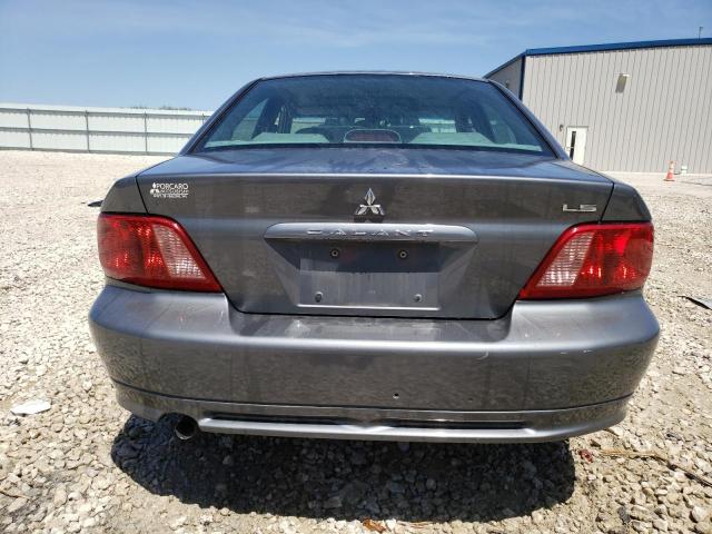 4A3AA46H63E211875 - 2003 MITSUBISHI GALANT ES GRAY photo 6