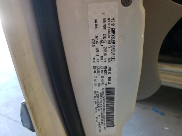 2C4RC1BG9DR705356 - 2013 CHRYSLER TOWN & COU TOURING 白色 照片 13