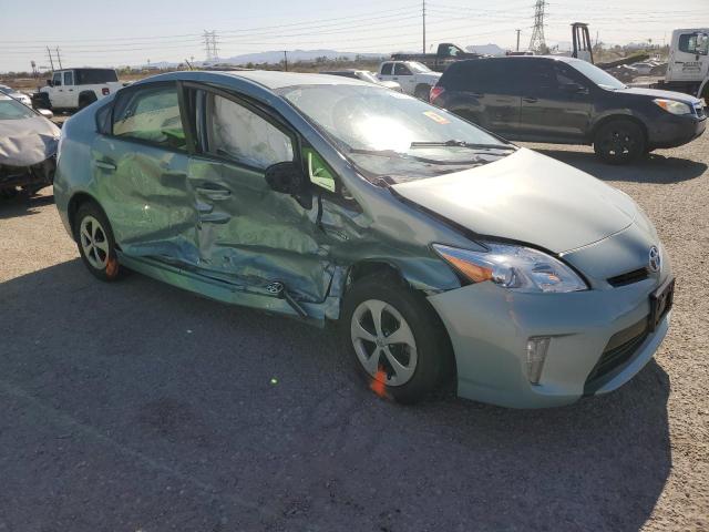JTDKN3DUXE1824968 - 2014 TOYOTA PRIUS Dəniz mavisi foto 4