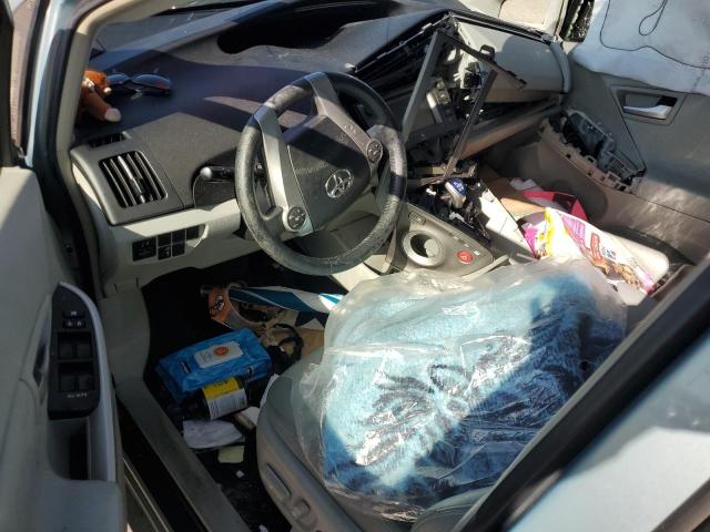 JTDKN3DUXE1824968 - 2014 TOYOTA PRIUS Dəniz mavisi foto 8