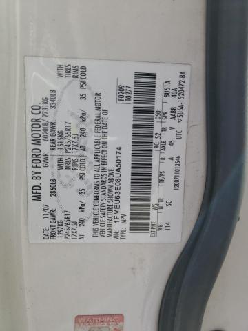 1FMEU63E08UA50174 - 2008 FORD EXPLORER XLT Weiß Foto 13