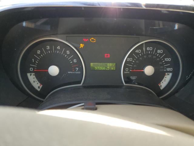 1FMEU63E08UA50174 - 2008 FORD EXPLORER XLT Weiß Foto 9