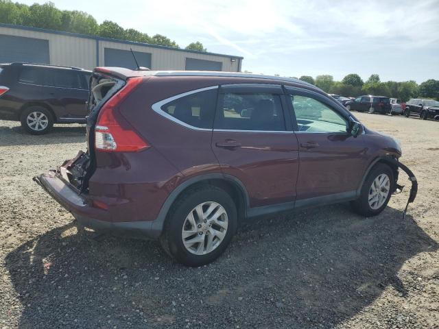 2HKRM4H70FH681583 - 2015 HONDA CR-V EXL RED photo 3