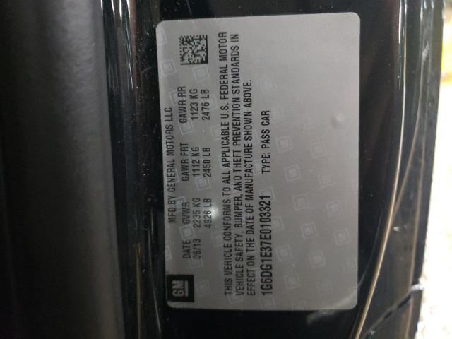 1G6DG1E37E0103321 - 2014 CADILLAC CTS PERFORMANCE COLLECTION Negro foto 12