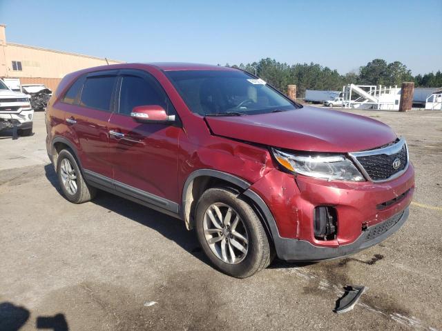 5XYKT3A69FG655409 - 2015 KIA SORENTO EX LX BURGUNDY photo 4