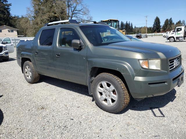 2HJYK16556H509071 - 2006 HONDA RIDGELINE RTL GREEN photo 4