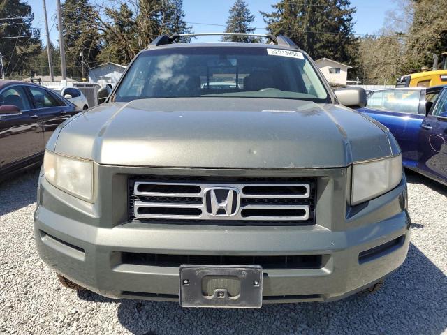 2HJYK16556H509071 - 2006 HONDA RIDGELINE RTL GREEN photo 5