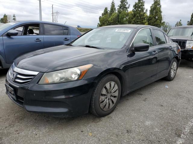 1HGCP2F33CA243632 - 2012 HONDA ACCORD LX BLACK photo 1