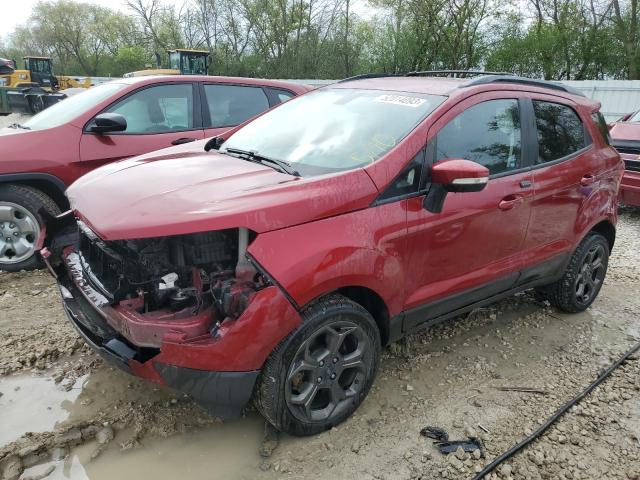 MAJ6P1CL6JC158771 - 2018 FORD ECOSPORT SES RED photo 1