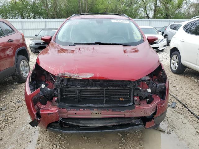 MAJ6P1CL6JC158771 - 2018 FORD ECOSPORT SES RED photo 5