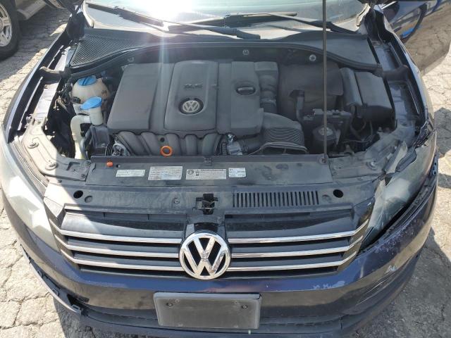 1VWBP7A31CC027021 - 2012 VOLKSWAGEN PASSAT SE BLUE photo 11