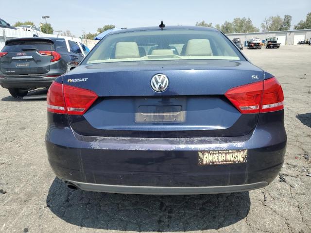 1VWBP7A31CC027021 - 2012 VOLKSWAGEN PASSAT SE BLUE photo 6