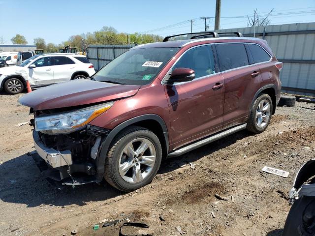 2016 TOYOTA HIGHLANDER LIMITED, 