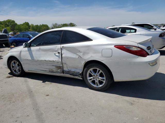 4T1CE30P97U755336 - 2007 TOYOTA CAMRY SOLA SE WHITE photo 2