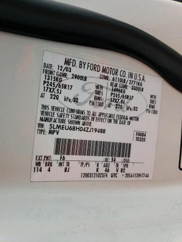 5LMEU68H04ZJ19488 - 2004 LINCOLN AVIATOR 白色 照片 13