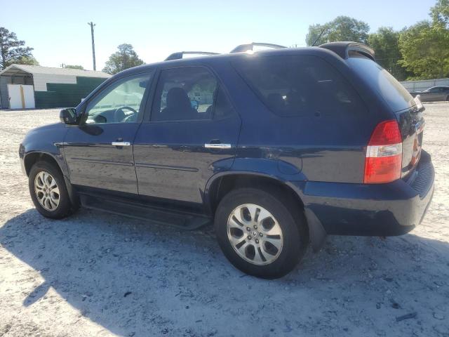 2HNYD18803H547996 - 2003 ACURA MDX TOURING BLUE photo 2