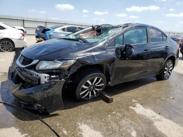 2HGFB2F9XEH558853 - 2014 HONDA CIVIC EXL შავი ფოტო 1