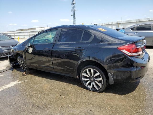 2HGFB2F9XEH558853 - 2014 HONDA CIVIC EXL შავი ფოტო 2