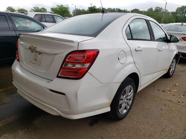 1G1JB5SHXH4175917 - 2017 CHEVROLET SONIC LS 白色 照片 3