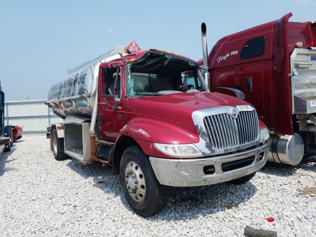 1HTMKAAN63H564157 - 2003 INTERNATIONAL 4000 4400 MAROON photo 1