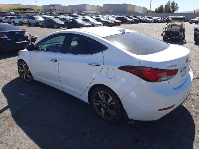 5NPDH4AE1EH467627 - 2014 HYUNDAI ELANTRA SE WHITE photo 2