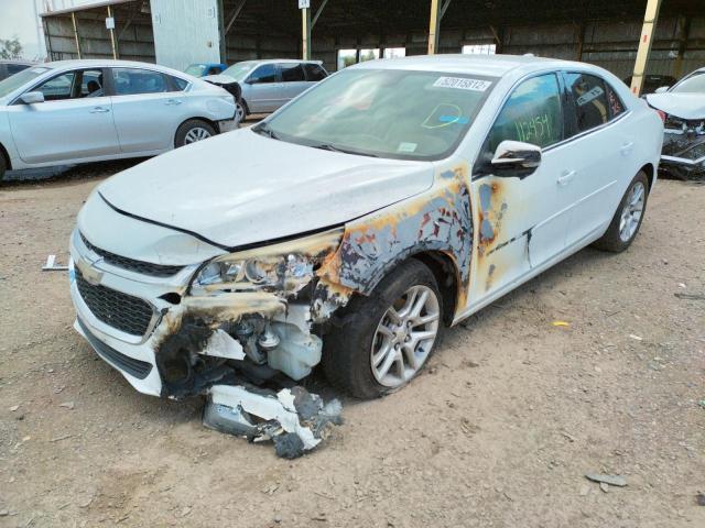 1G11C5SL2FF132112 - 2015 CHEVROLET MALIBU 1LT WHITE photo 2