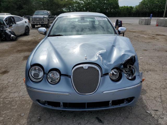 SAJWA01B37HN74967 - 2007 JAGUAR S-TYPE 4.2 BLUE photo 5