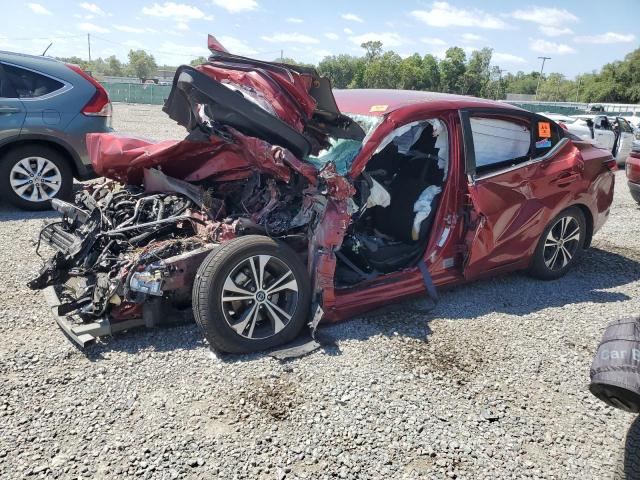 3N1AB8CV1LY240515 - 2020 NISSAN SENTRA SV RED photo 1