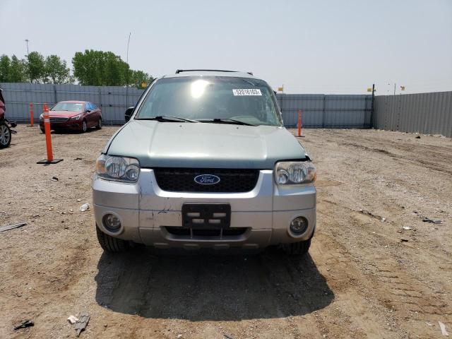 1FMYU96H26KD11978 - 2006 FORD ESCAPE HEV TEAL photo 5