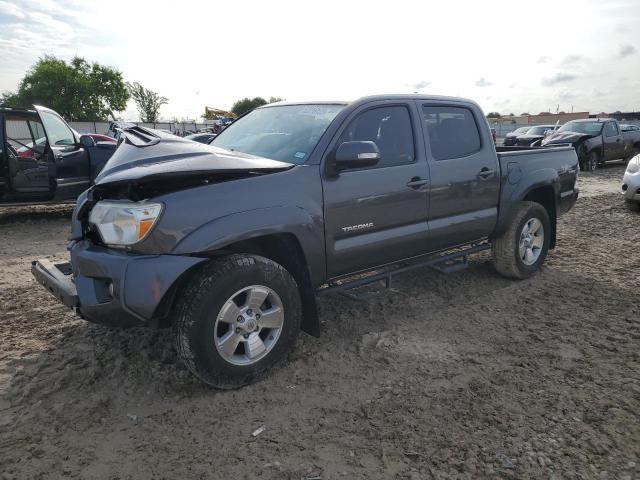 5TFJU4GN1DX045186 - 2013 TOYOTA TACOMA DOUBLE CAB PRERUNNER GRAY photo 1