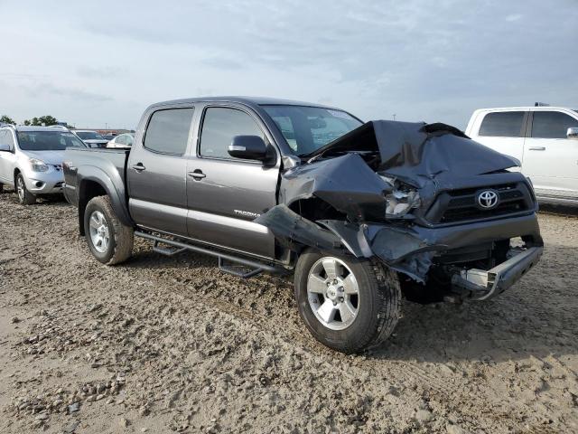 5TFJU4GN1DX045186 - 2013 TOYOTA TACOMA DOUBLE CAB PRERUNNER GRAY photo 4