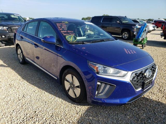 KMHC75LC2MU260888 - 2021 HYUNDAI IONIQ SE BLUE photo 1