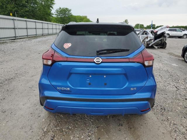 3N1CP5DV8ML465990 - 2021 NISSAN KICKS SR BLUE photo 6