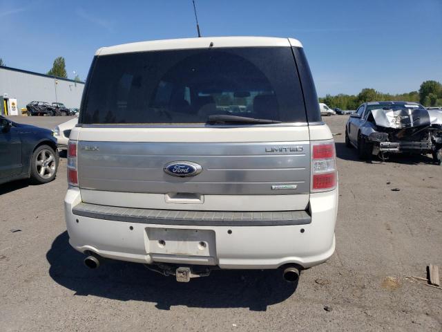 2FMHK6DT0BBD08660 - 2011 FORD FLEX LIMITED WHITE photo 6