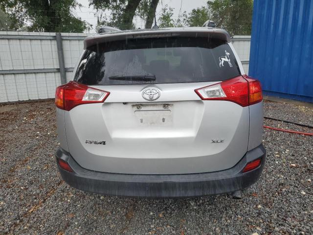 2T3WFREV8EW104482 - 2014 TOYOTA RAV4 XLE SILVER photo 6