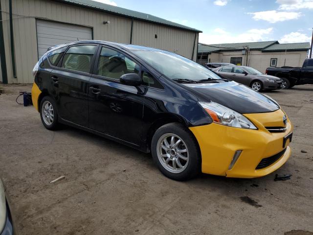 JTDZN3EU0D3263762 - 2013 TOYOTA PRIUS V BLACK photo 4