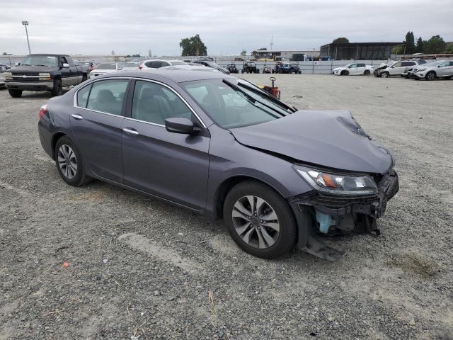 1HGCR2F32EA188040 - 2014 HONDA ACCORD LX GRAY photo 4