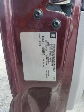 1GBDV13178D153240 - 2008 CHEVROLET UPLANDER INCOMPLETE BURGUNDY photo 13