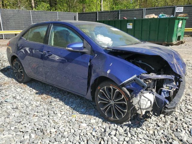 2T1BURHE3GC700757 - 2016 TOYOTA COROLLA L BLUE photo 4